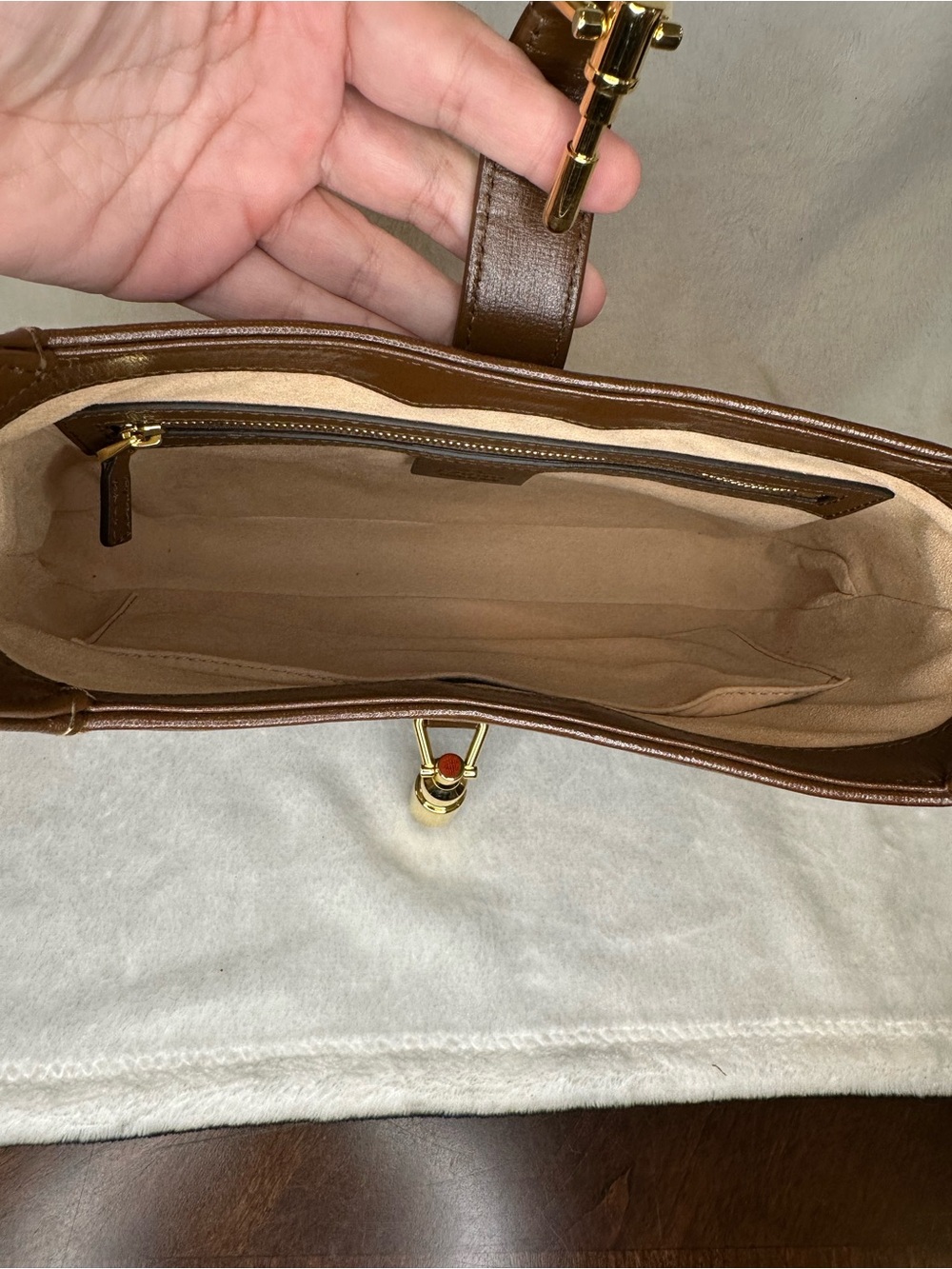 Gucci Jackie 1961 Shoulder Bag Small GG Supreme - Picture 6 of 14
